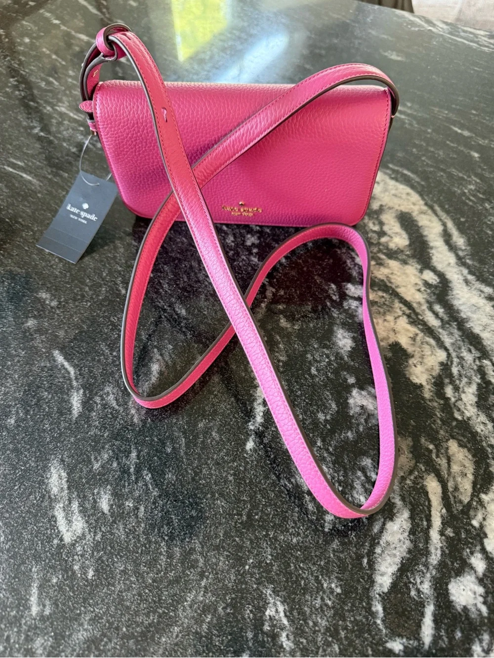 KATE SPADE Juliette Pebbled Leather Pebbled Leather Crossbody, NWTs